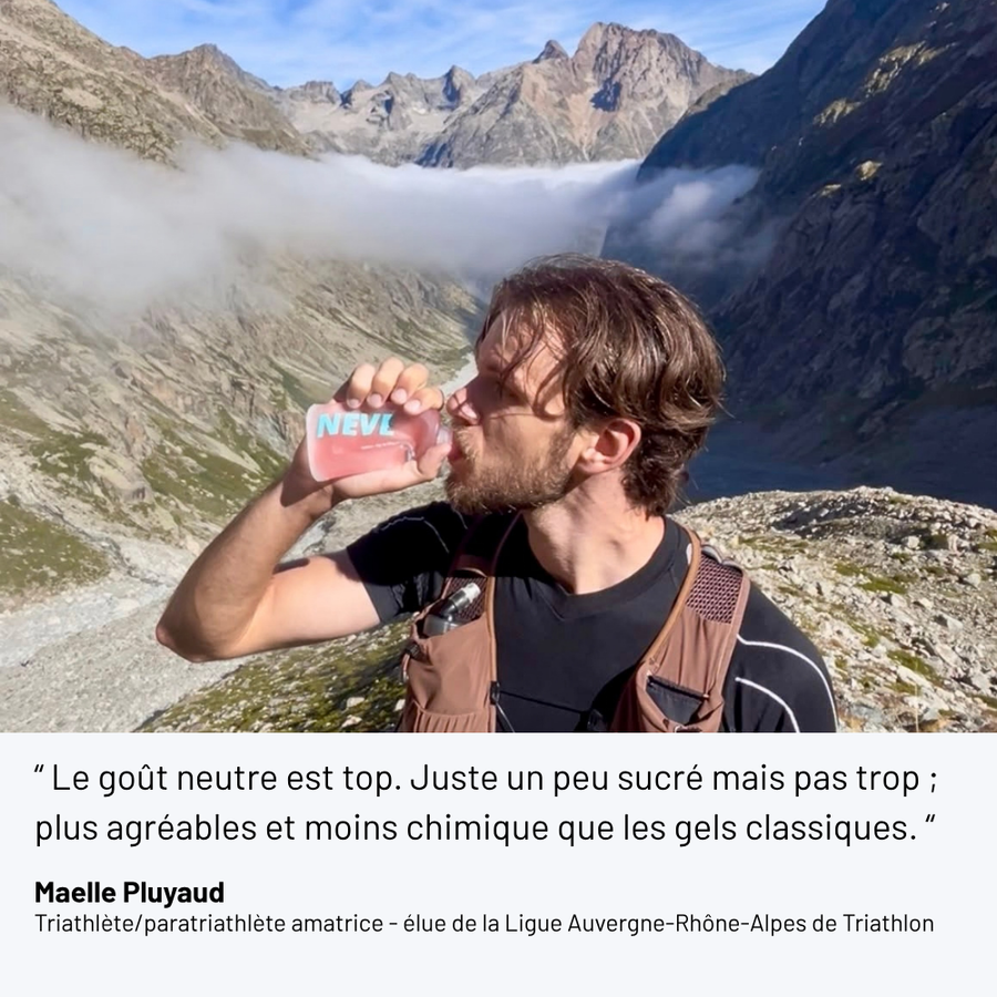Gel Powder NEVE — saveur Framboise (à remplacer par une infographie)